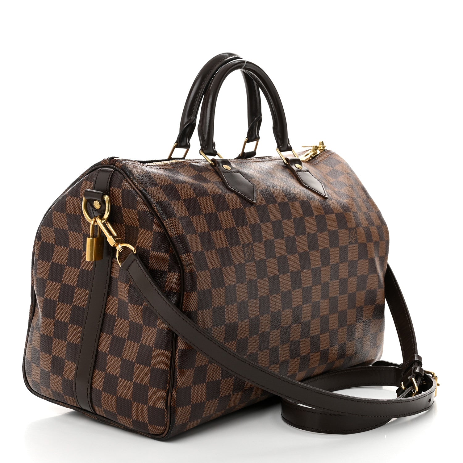 Louis Vuitton Damier Ebene Speedy Bandouliere 35 3 of 12