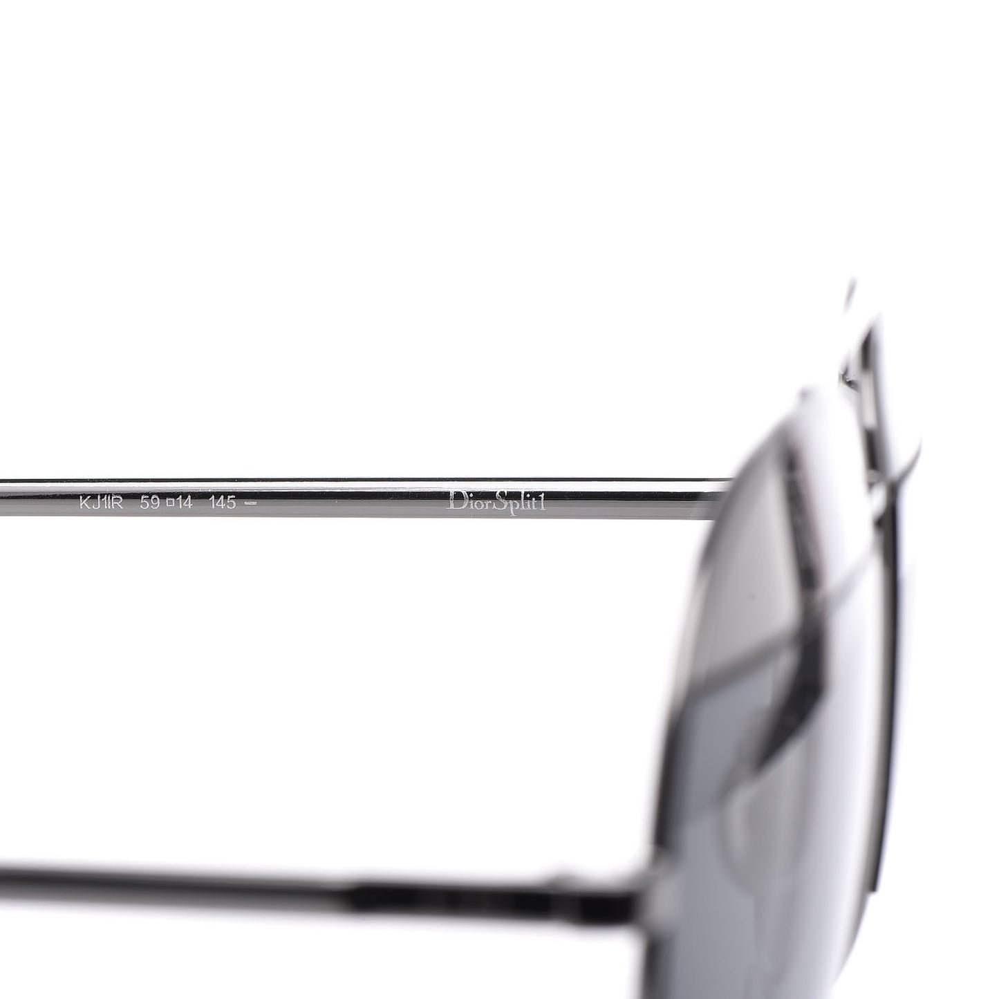 Split 1 Aviator Sunglasses Black