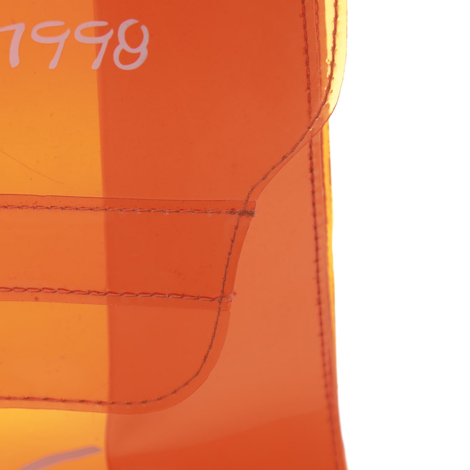 Hermes Vinyl Souvenir De L'Exposition Kelly Orange 13 of 13