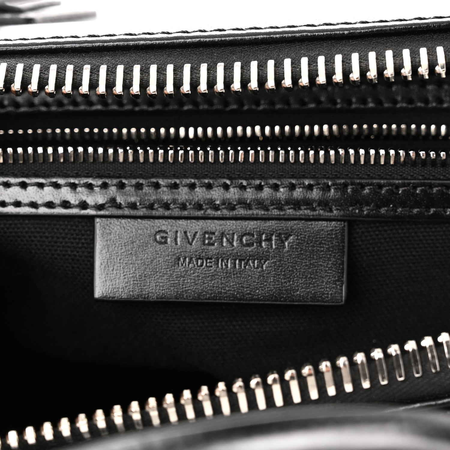 Givenchy Shiny Lord Calfskin Medium Antigona Black 6 of 12