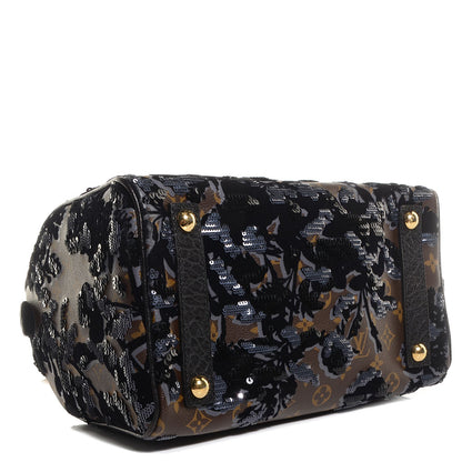 Louis Vuitton Monogram Fleur De Jais Sequins Speedy 30 4 of 8