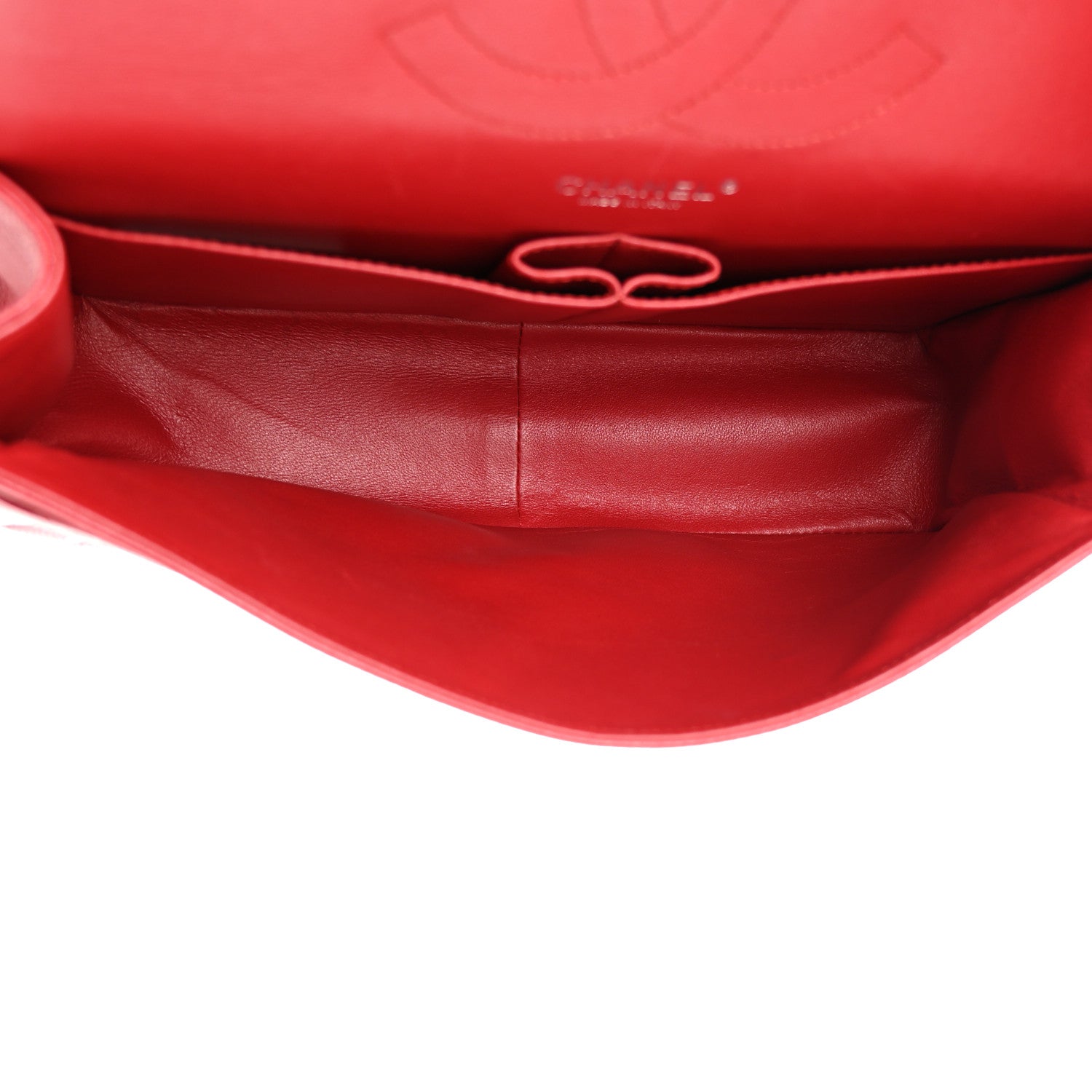 Chanel Caviar Quilted Jumbo Double Flap Dark Red 5 of 13