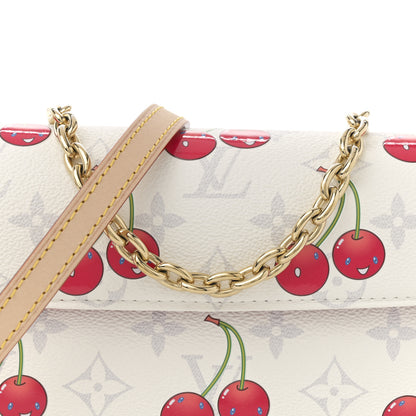 Louis Vuitton LV X TM Monogram Cerises Ivy Wallet On Chain White 13 of 20