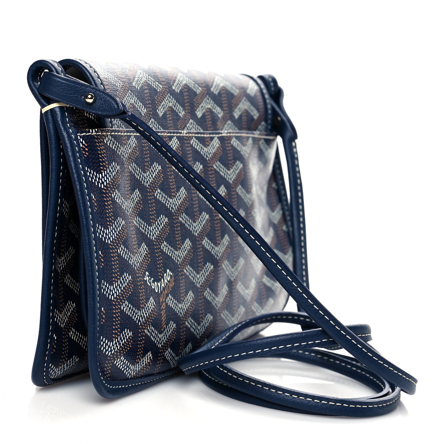 Goyardine Plumet Wallet Clutch Navy
