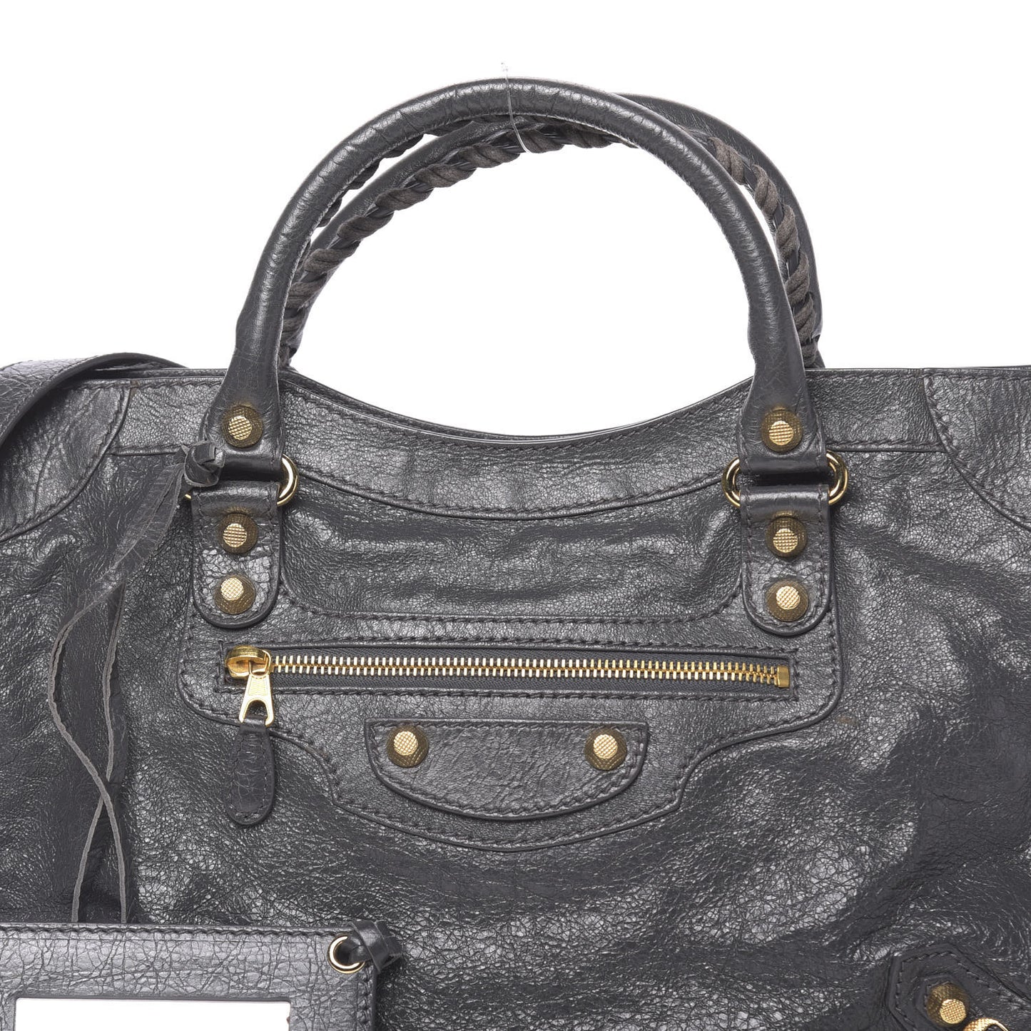 Agneau Giant 12 Gold Hardware City Gris Fossile