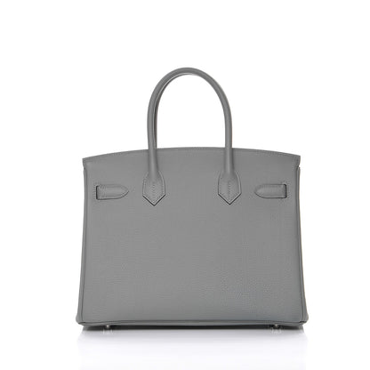 Hermes Togo Birkin 30 Gris Mouette 4 of 26