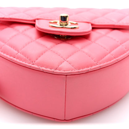 Chanel Lambskin Quilted CC In Love Heart Bag Pink 9 of 9