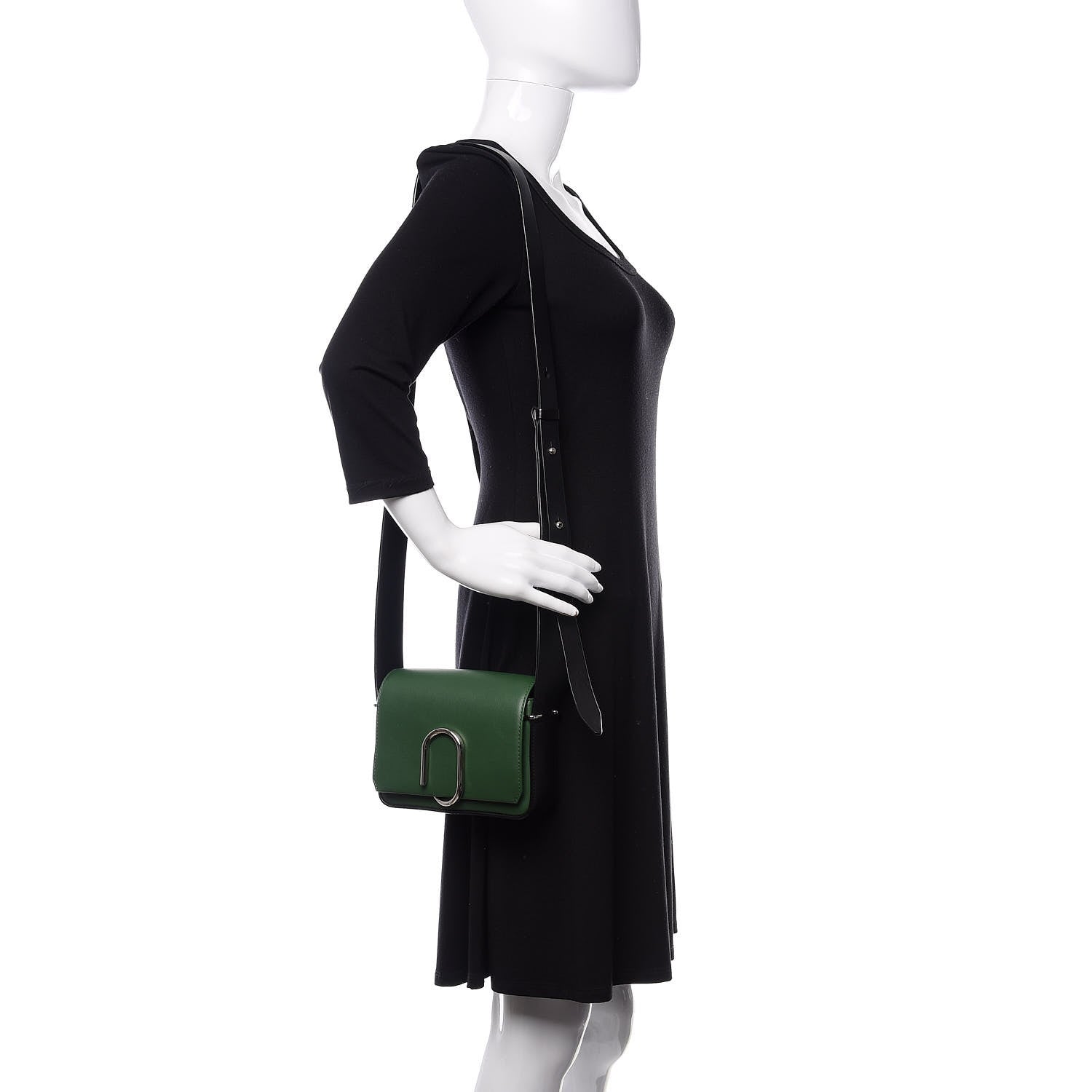 3.1 Phillip Lim 3.1 Calfskin Mini Alix Crossbody Bag Grass Black 2 of 11