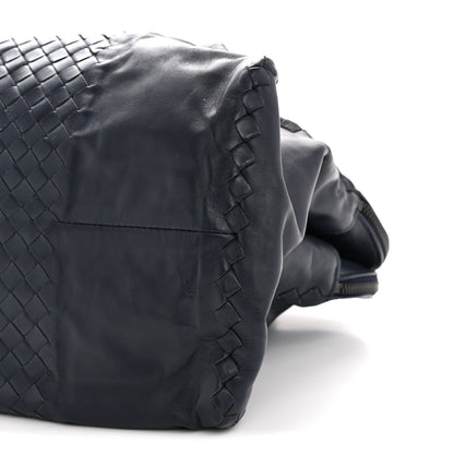 Bottega Veneta Nappa Intrecciato Shoulder Bag Dark Navy 10 of 13