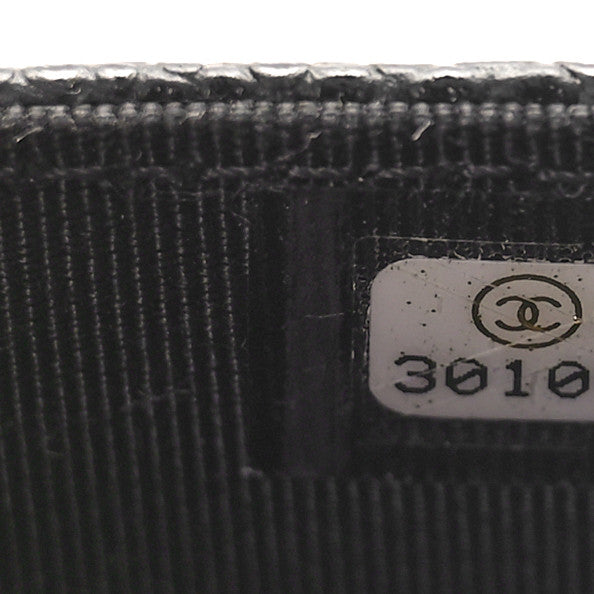 Chanel Caviar Quilted Flap Card Holder Black 8 of 10