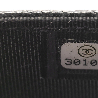 Chanel Caviar Quilted Flap Card Holder Black 8 of 10