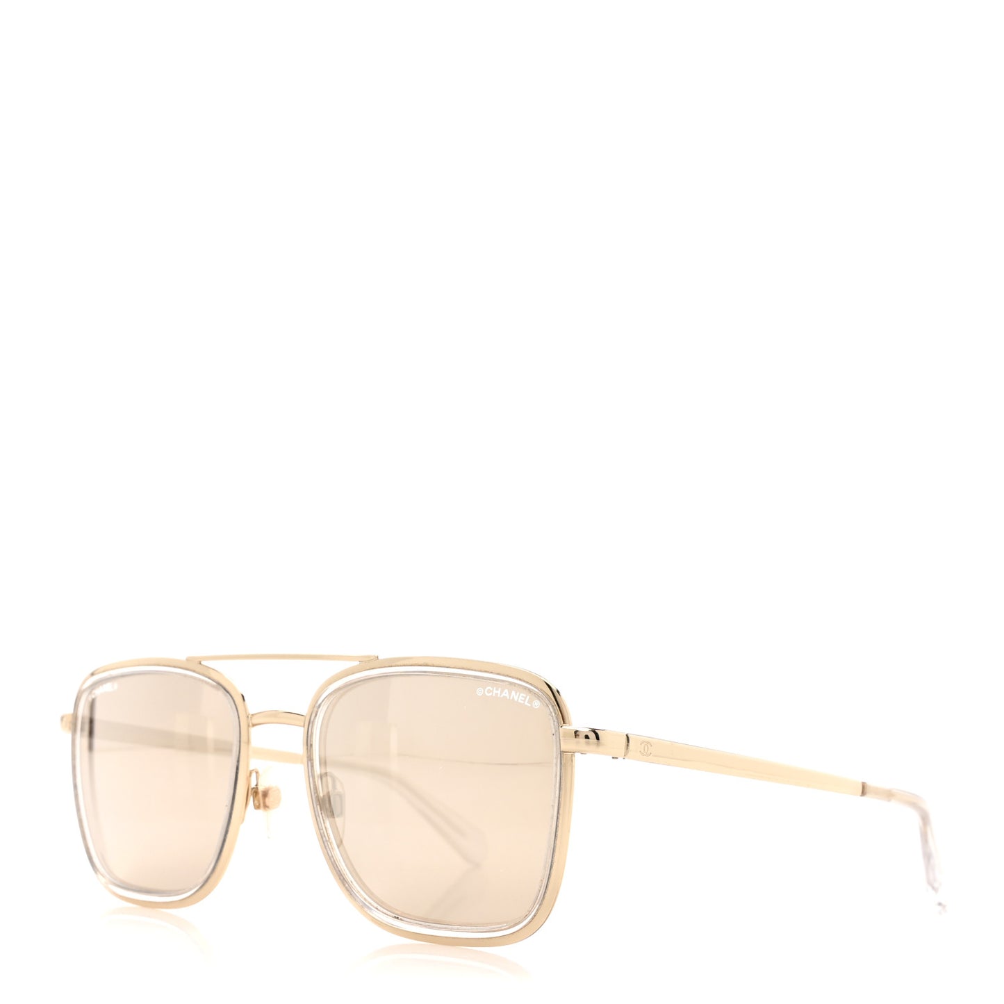 Metal Pilot Sunglasses 4241 Silver