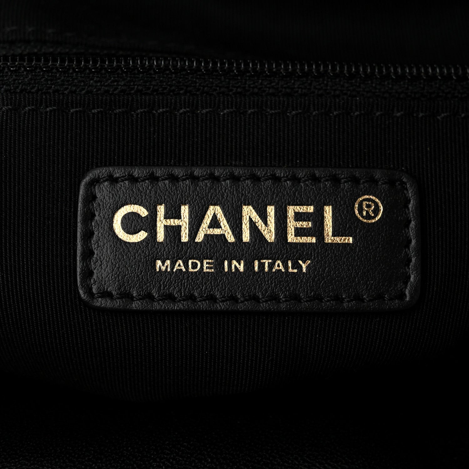 Chanel Lambskin Quilted Drawstring Backpack Black 6 of 11