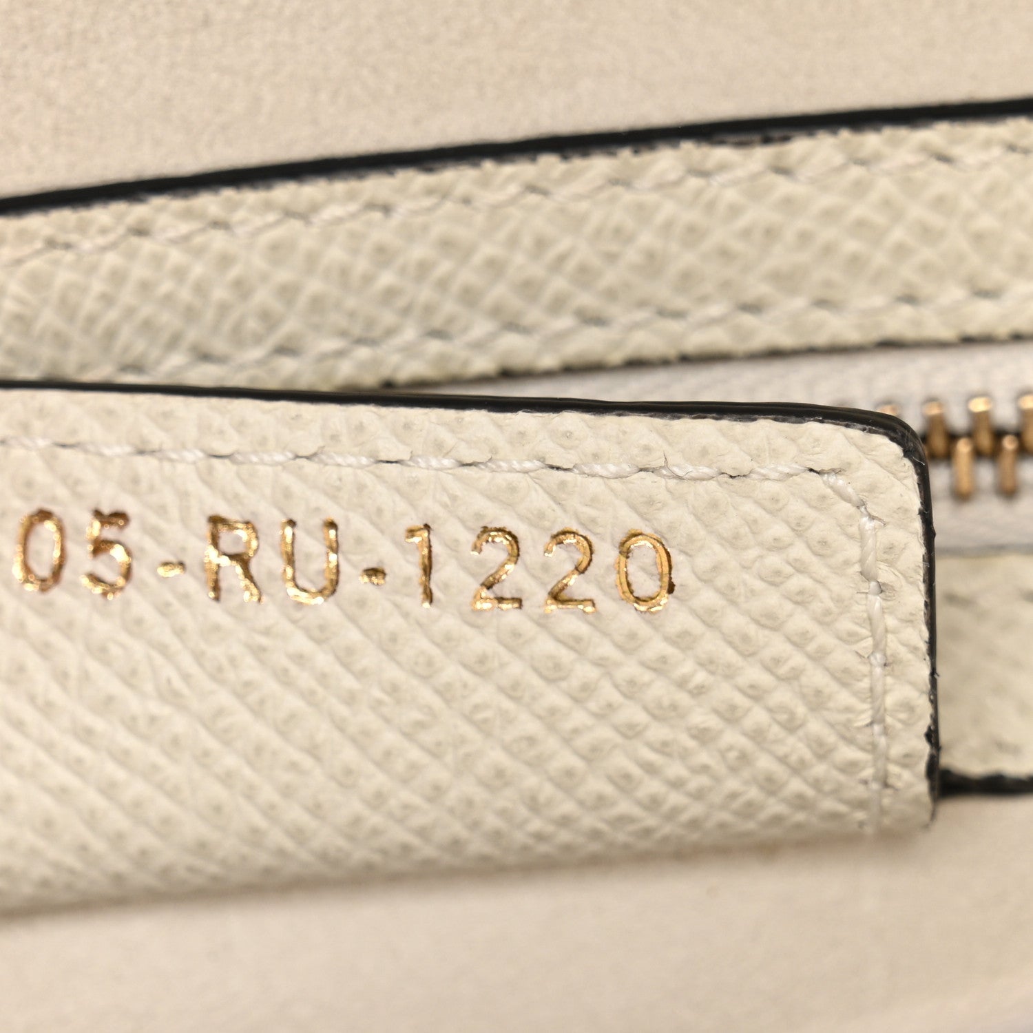 Christian Dior Grained Calfskin Saddle Bag White 7 of 10