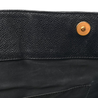 Chanel Caviar CC Shopper Tote Black 14 of 20