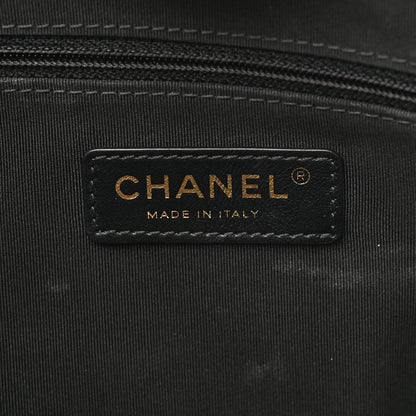 Chanel Aged Calfskin Small Charms Deauville Tote Black 5 of 9