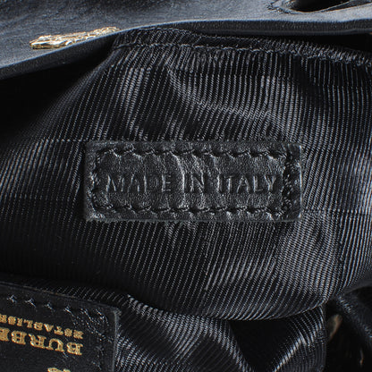 Burberry Leather Quilted Shoulder Bag Black 9 of 10