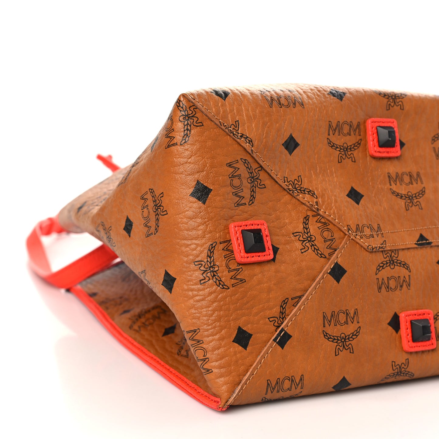 Visetos Kira Drawstring Bag Cognac Orange