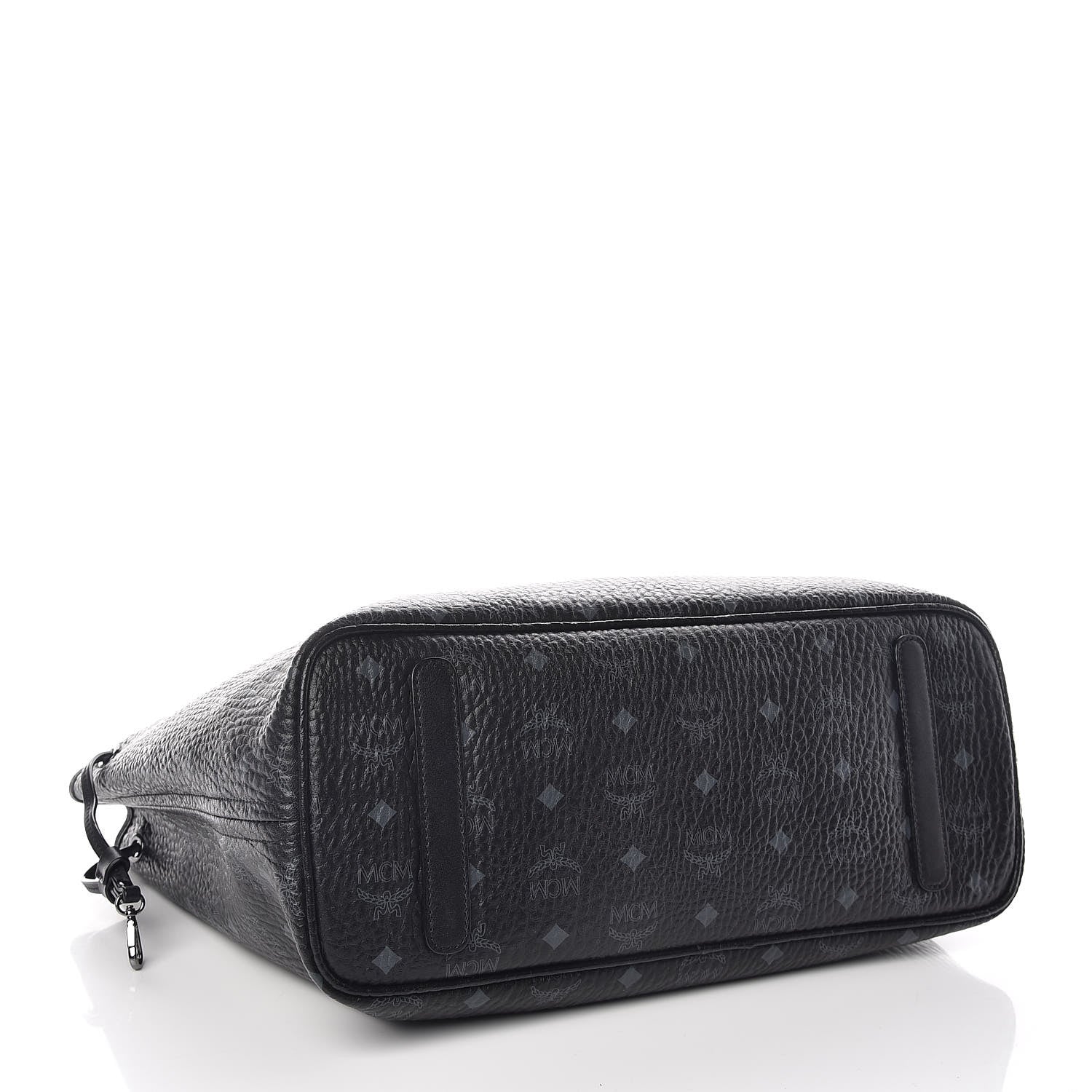 MCM Visetos Medium Project Reversible Shopper Tote Black 7 of 17