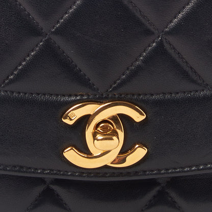 Chanel Lambskin Quilted Medium Single Flap Black 9 of 11