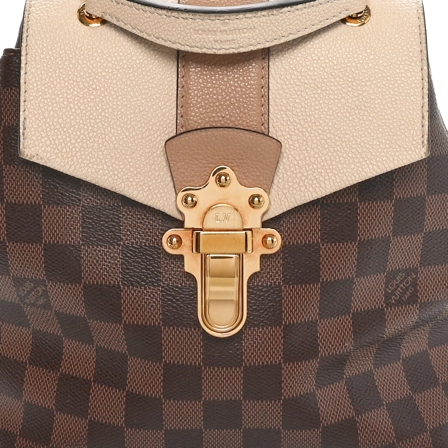 Louis Vuitton Damier Ebene Clapton Backpack Creme 7 of 9
