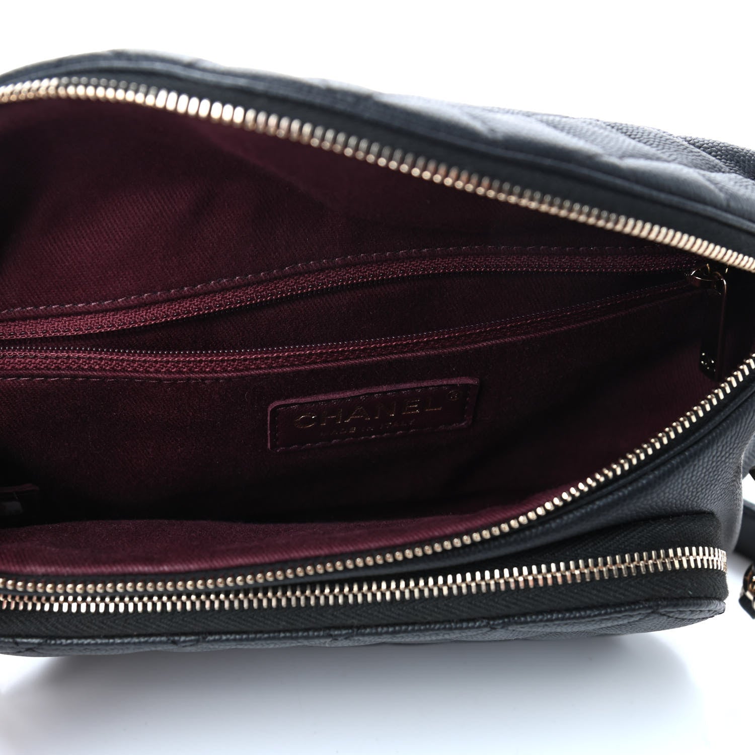 Chanel Caviar Quilted Business Affinity Waist Belt Bag Black 4 of 4