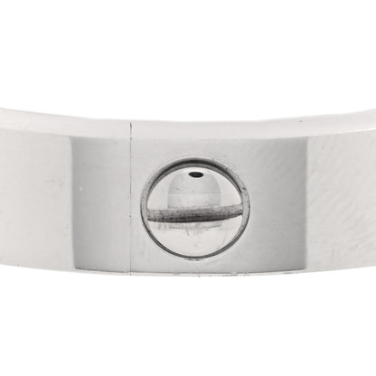 Cartier 18K White Gold 4 Diamond LOVE Bracelet 17 4 of 7