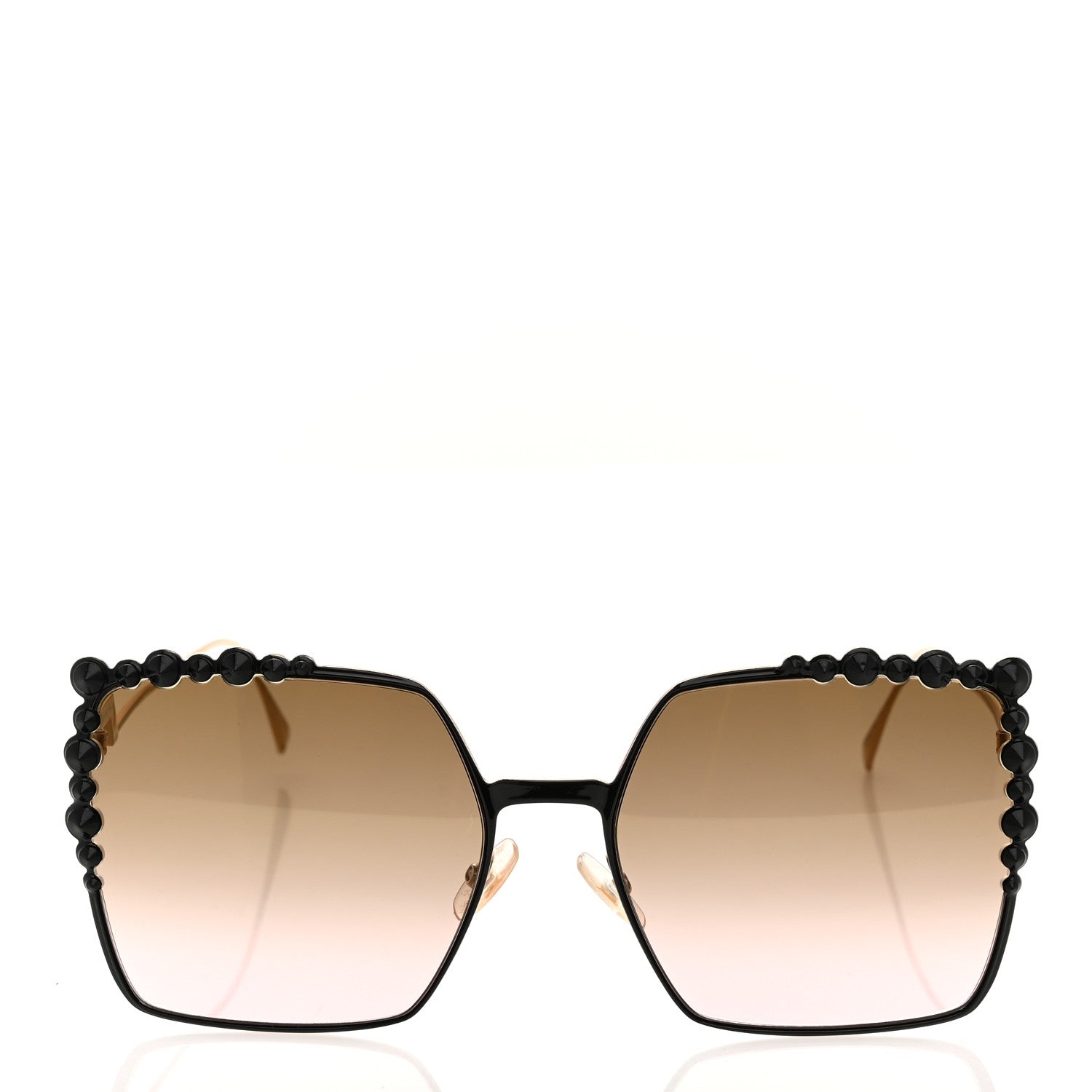 Fendi Square Dots Sunglasses FF 0259/S Black 2 of 8
