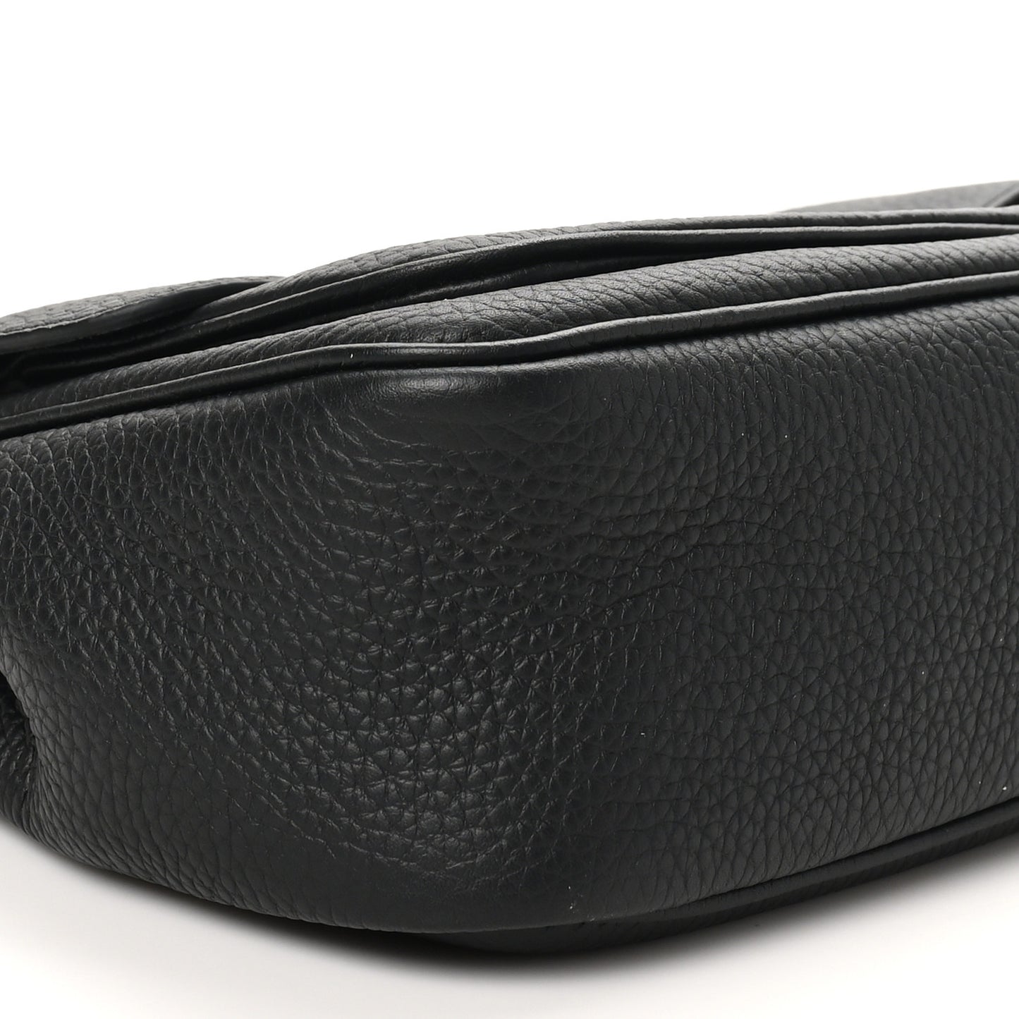 Heavy Grained Calfskin Darley Satchel Black
