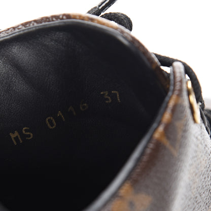 Louis Vuitton Patent Monogram Frontrow Sneakers 37 10 of 12
