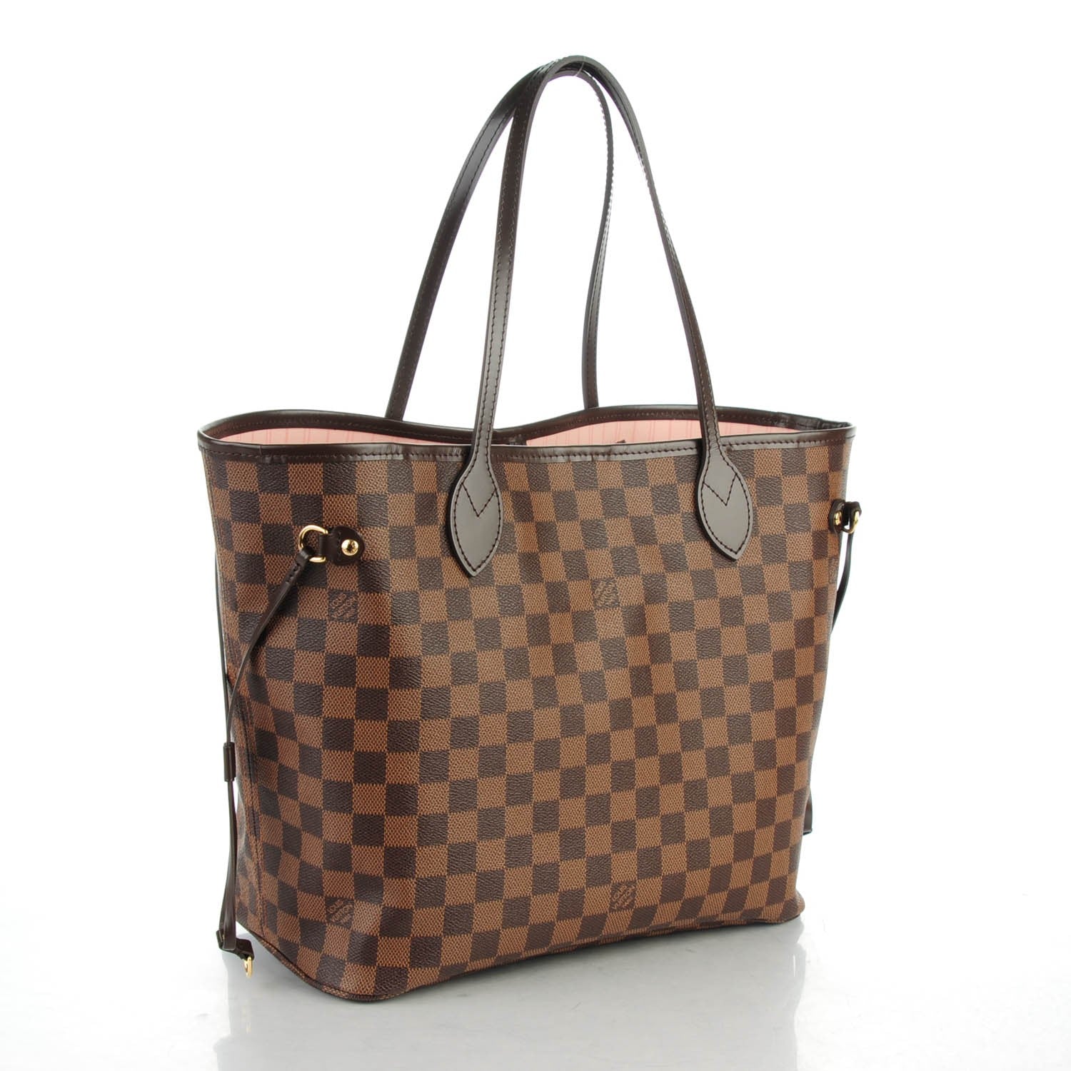 Louis Vuitton Damier Ebene Neo Neverfull MM Rose Ballerine 3 of 8