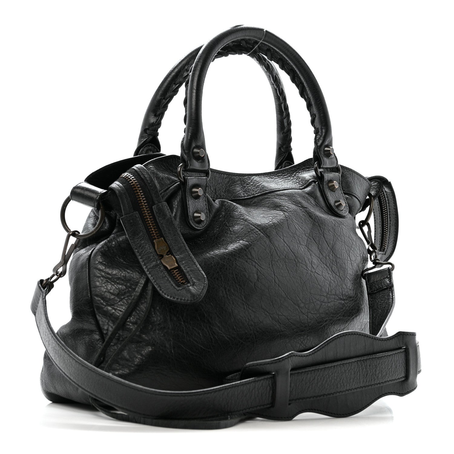 Balenciaga Agneau Classic Hardware Town Black 4 of 14