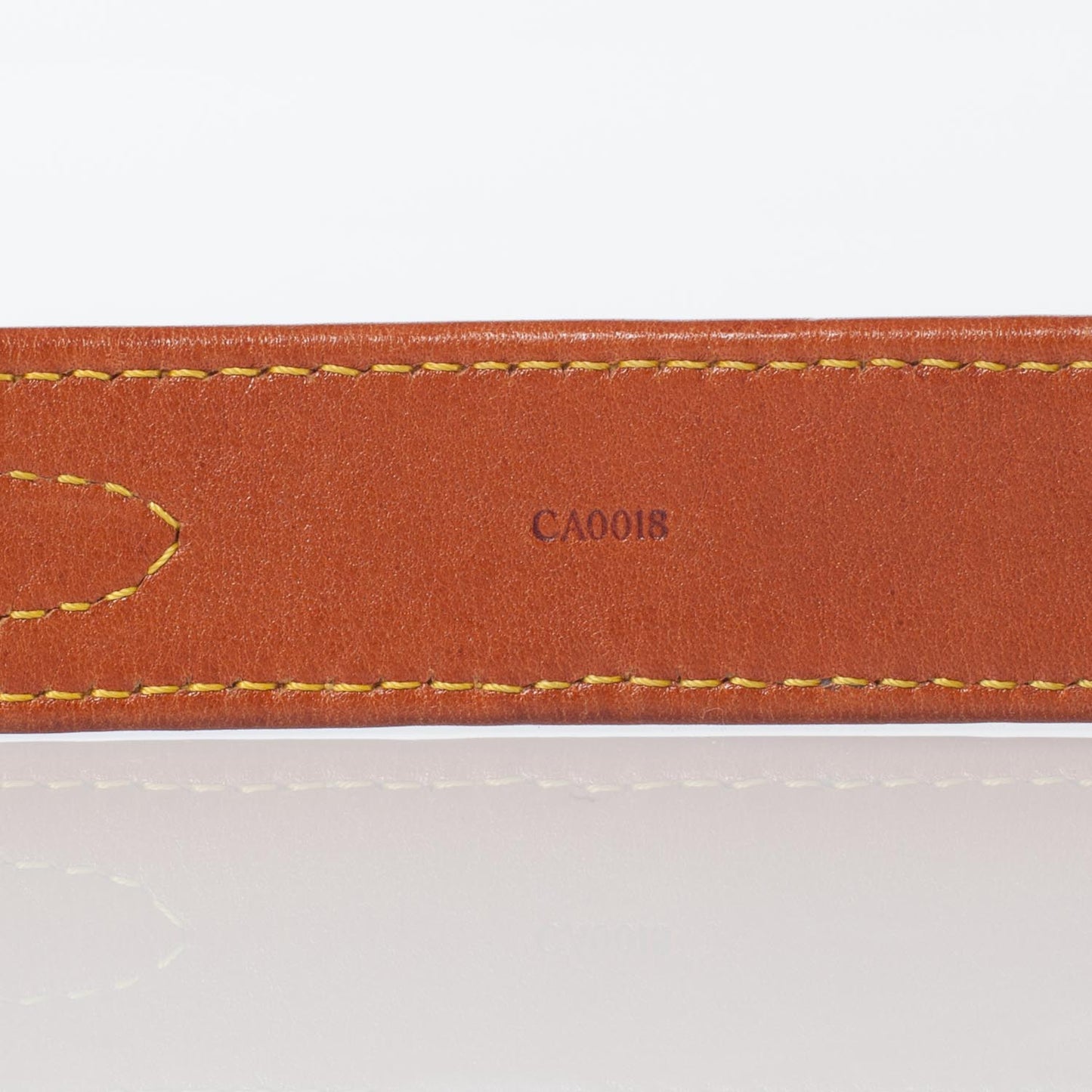 Monogram Rayures Tisse Belt 80 32