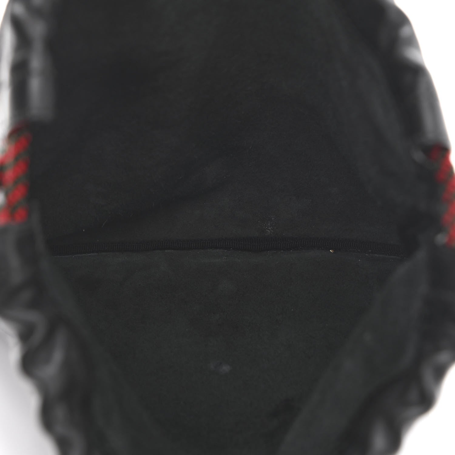 Gucci Calfskin Logo Drawstring Backpack Black 4 of 11