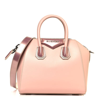 Givenchy Metallic Calfskin Mini Antigona Light Pink 1 of 10