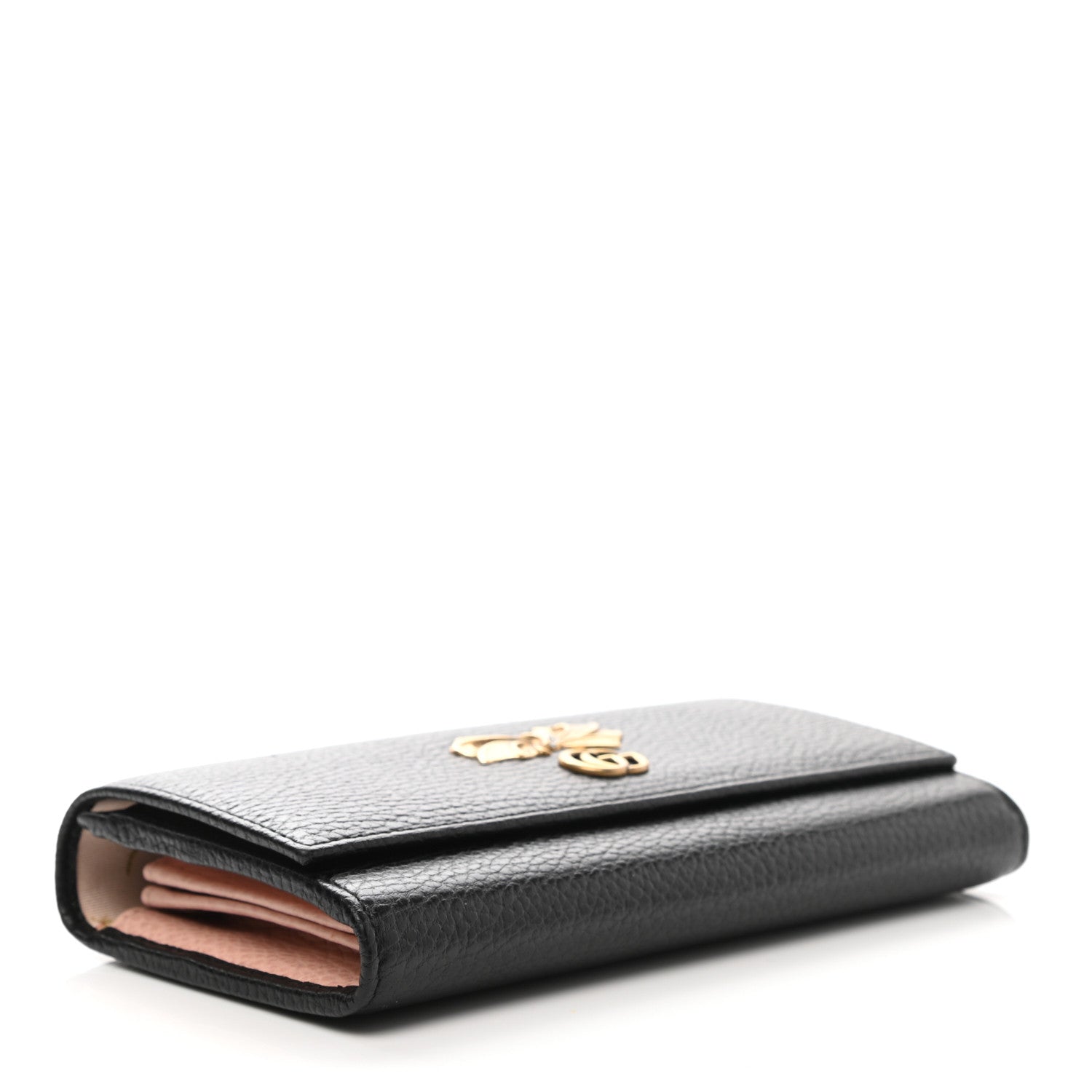Gucci Calfskin Garden Continental Wallet Black 4 of 8