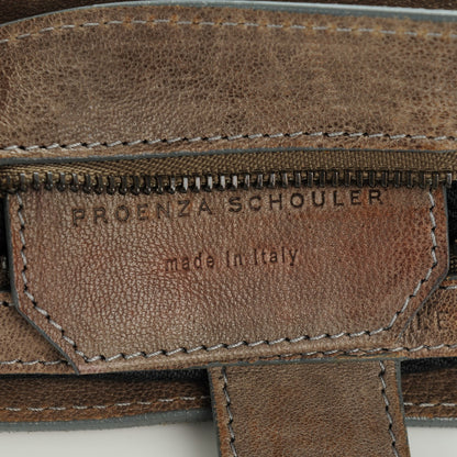 Proenza Schouler Lambskin Large PS1 Satchel Smoke 7 of 9