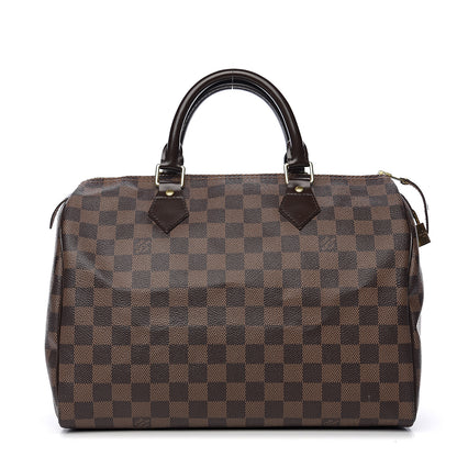 Louis Vuitton Damier Ebene Speedy 30 1 of 10