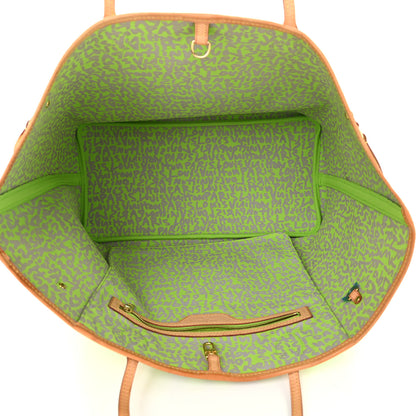 Louis Vuitton Monogram Graffiti Neverfull GM Green 5 of 9