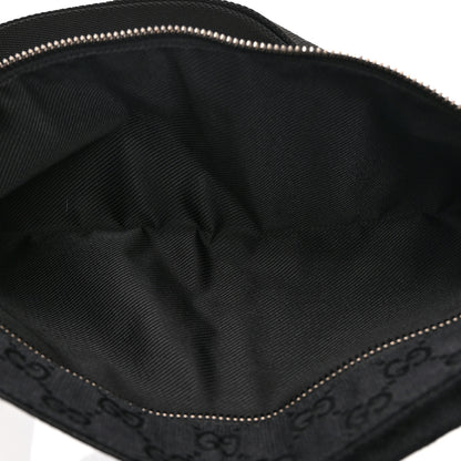 Gucci GG Monogram Double Pocket Belt Bag Black 5 of 10