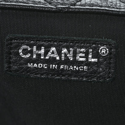 Chanel Calfskin Quilted XXL Travel Flap Bag Black 7 of 10