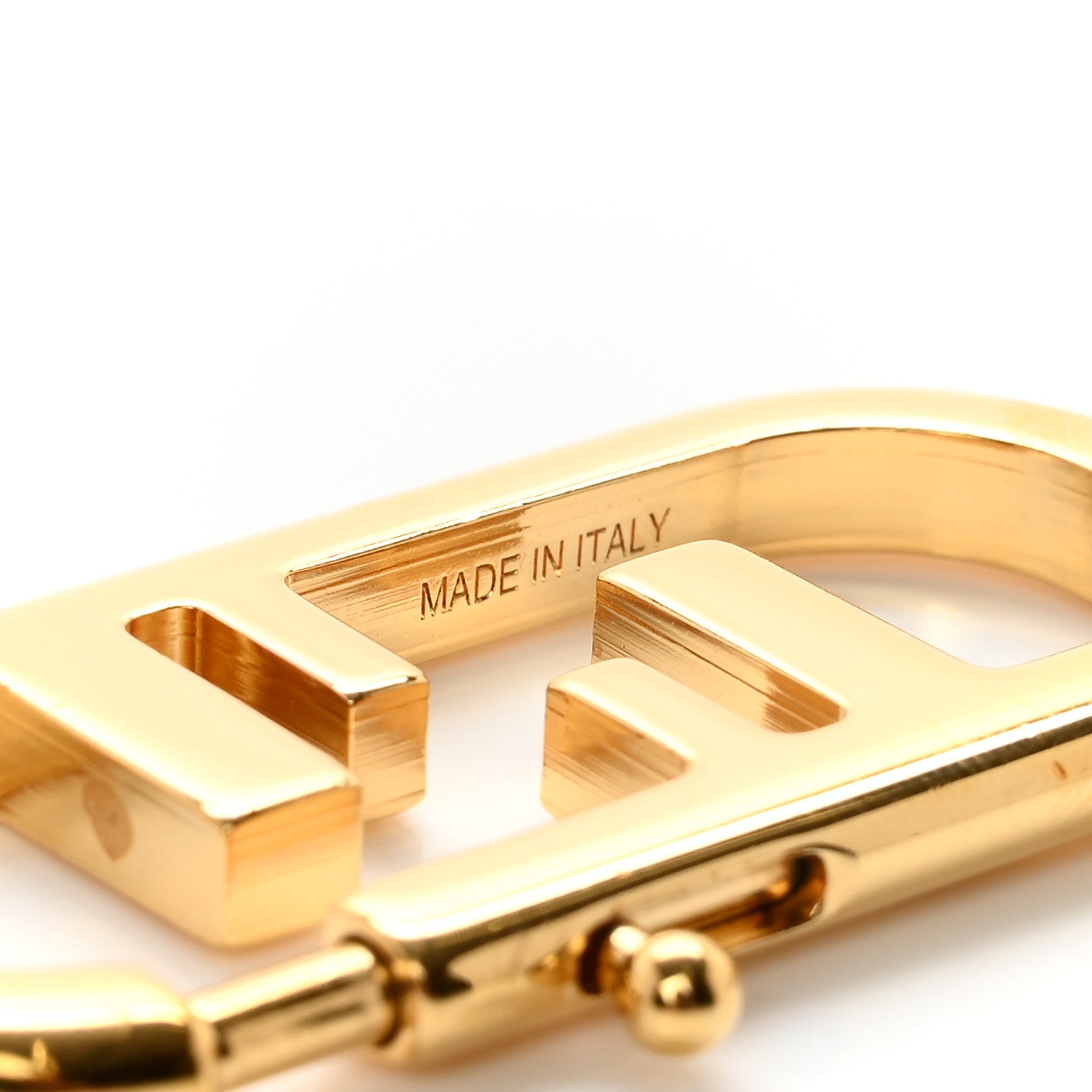 Fendi Metal O'Lock Strap You Gold 3 of 3