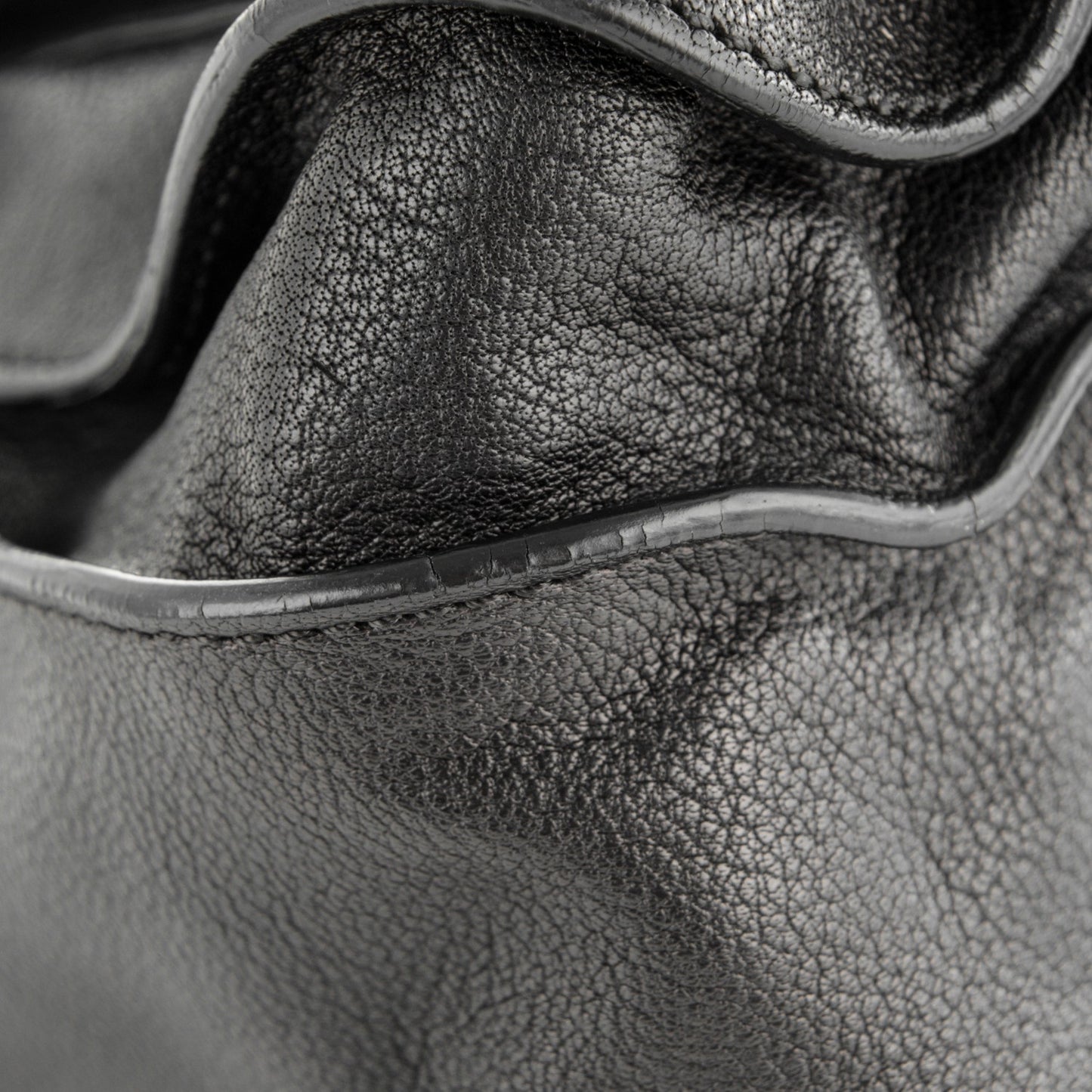 Lambskin PS1 Extra Large Satchel Black