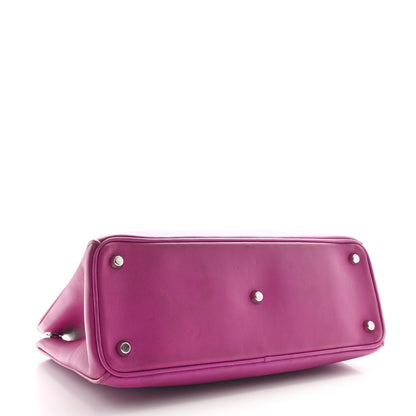 Christian Dior Smooth Calfskin Medium Diorissimo Tote Fuchsia 5 of 15