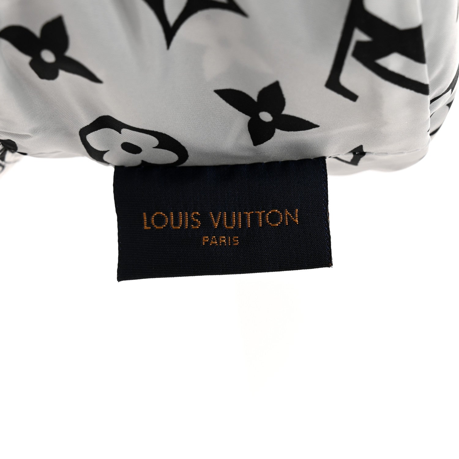 Louis Vuitton Nylon Monogram Reversible Bob Bucket Hat S Black White 12 of 14