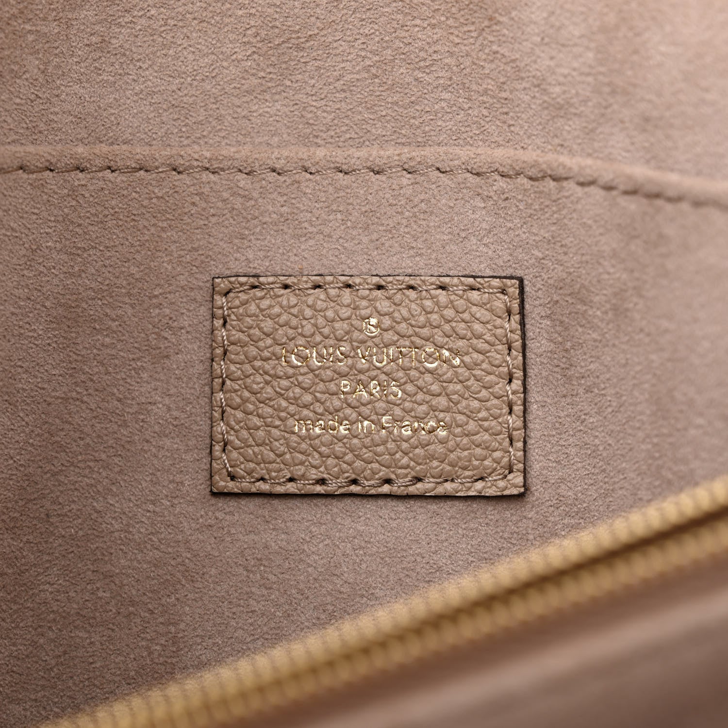 Louis Vuitton Empreinte Monogram Giant Madeleine MM Dove Grey Beige 6 of 10