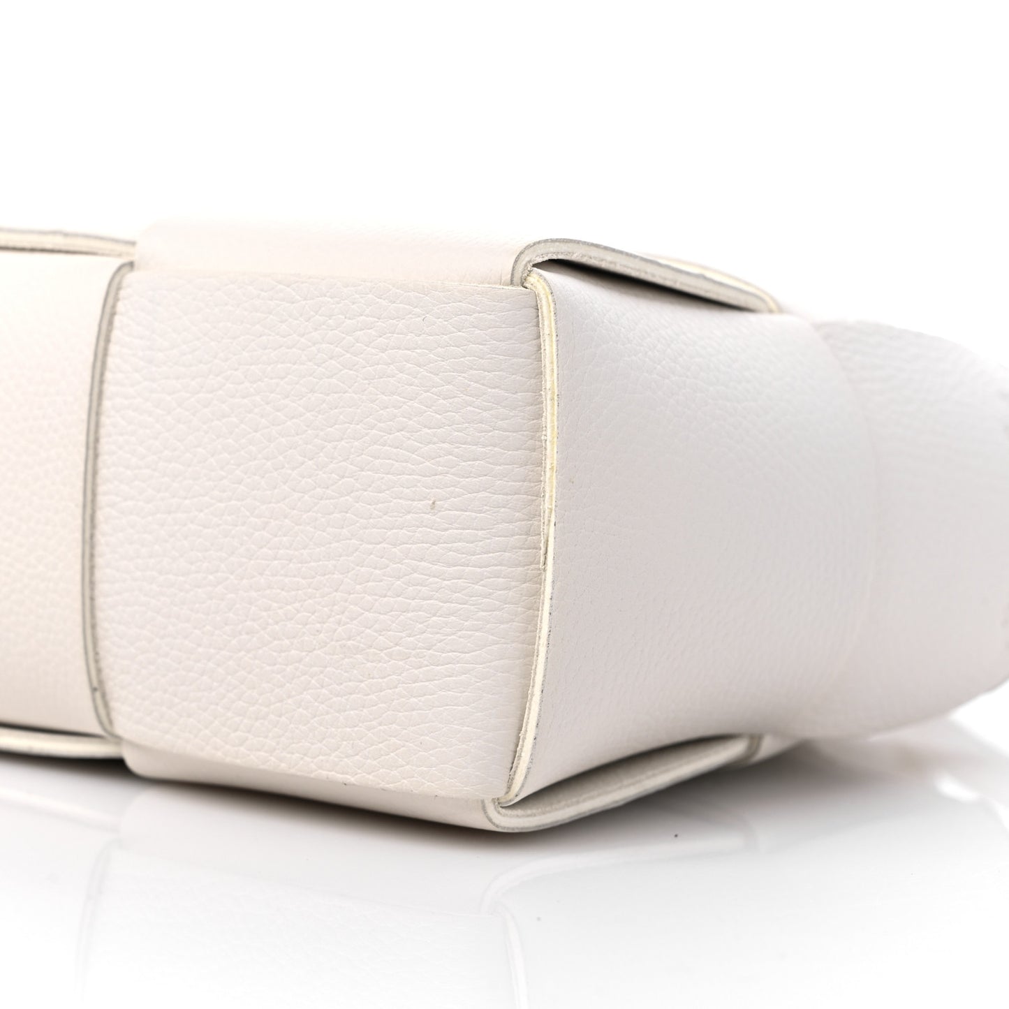 Nappa Maxi Intreccio Mini Arco Tote White