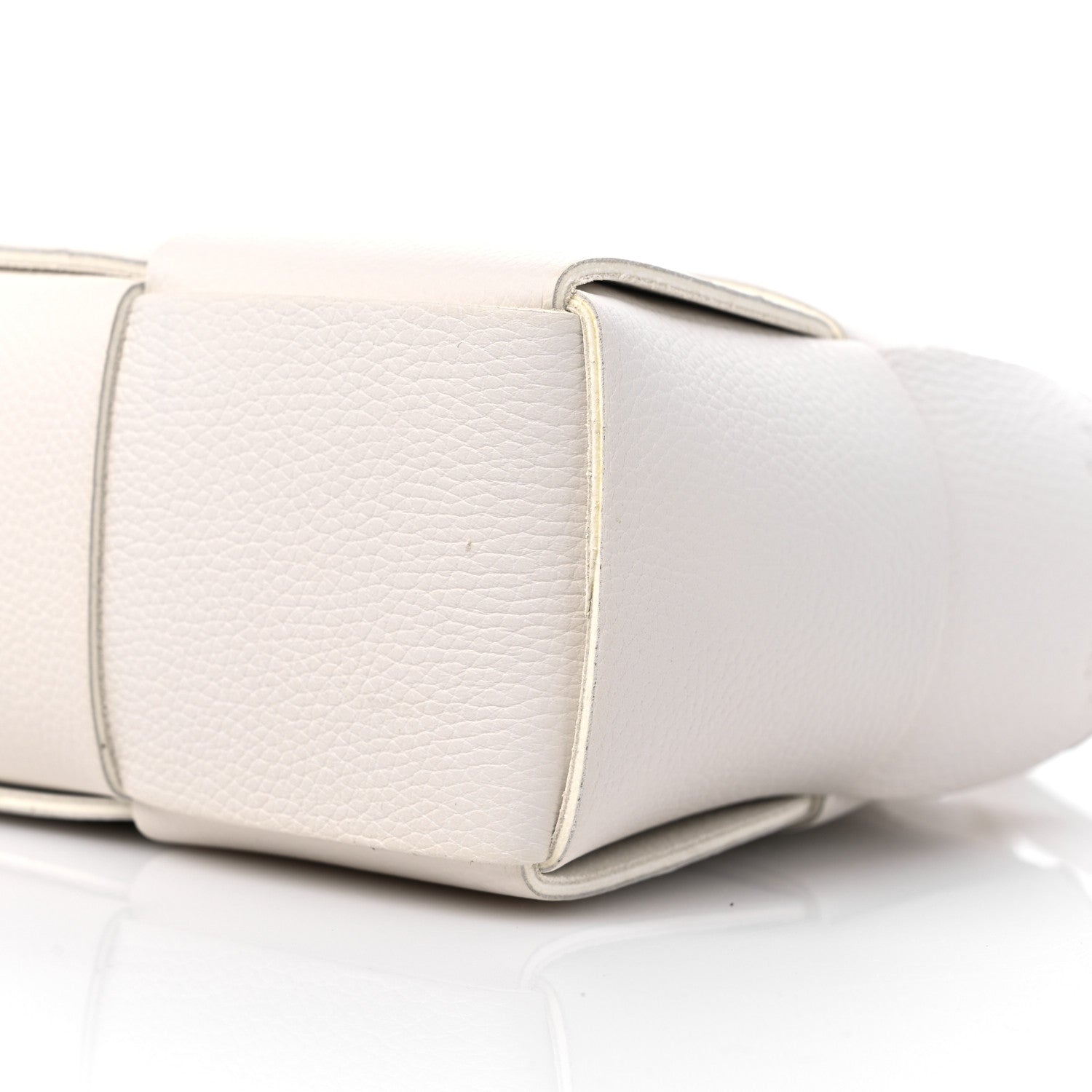 Bottega Veneta Nappa Maxi Intreccio Mini Arco Tote White 9 of 9
