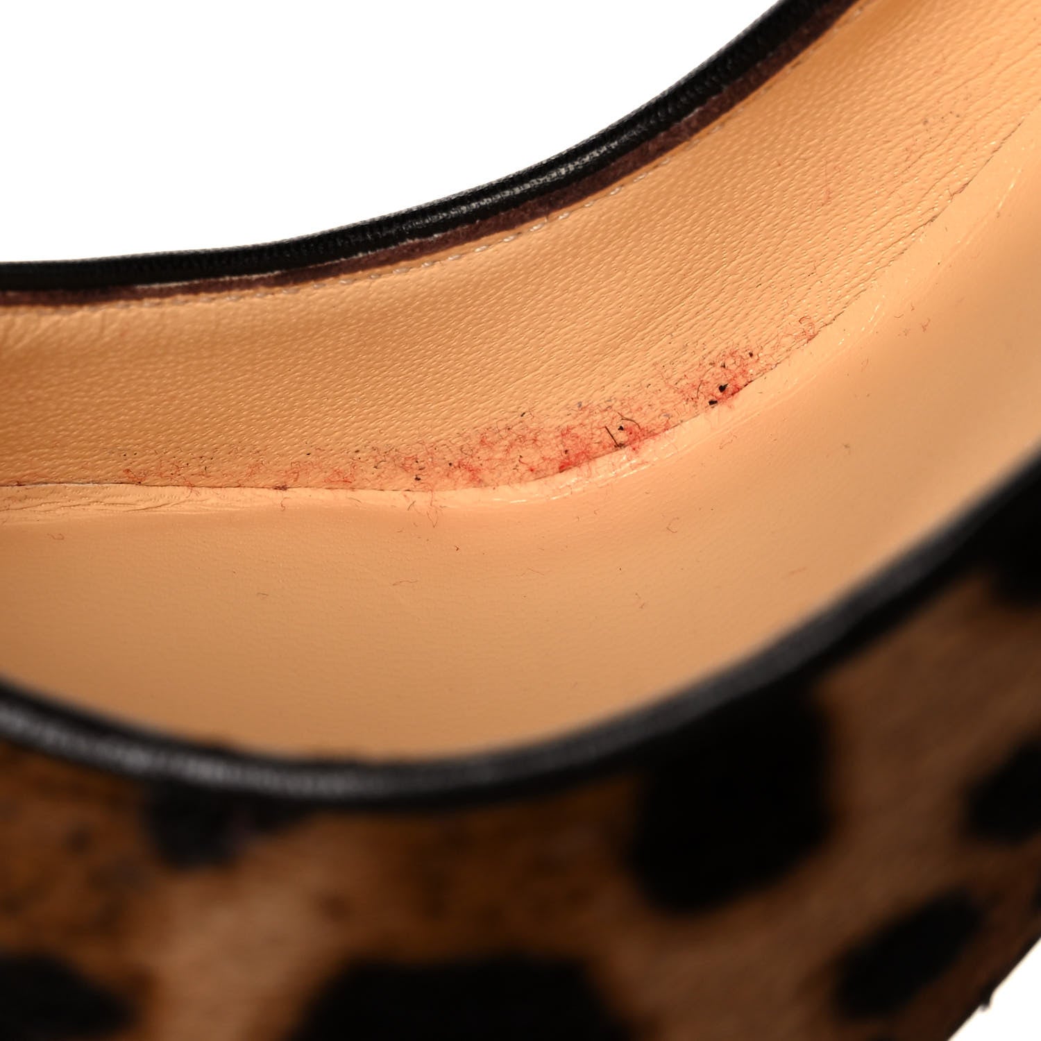Christian Louboutin Pony Hair Leopard Maastricht 100 Pumps 37 Brown Black 8 of 8