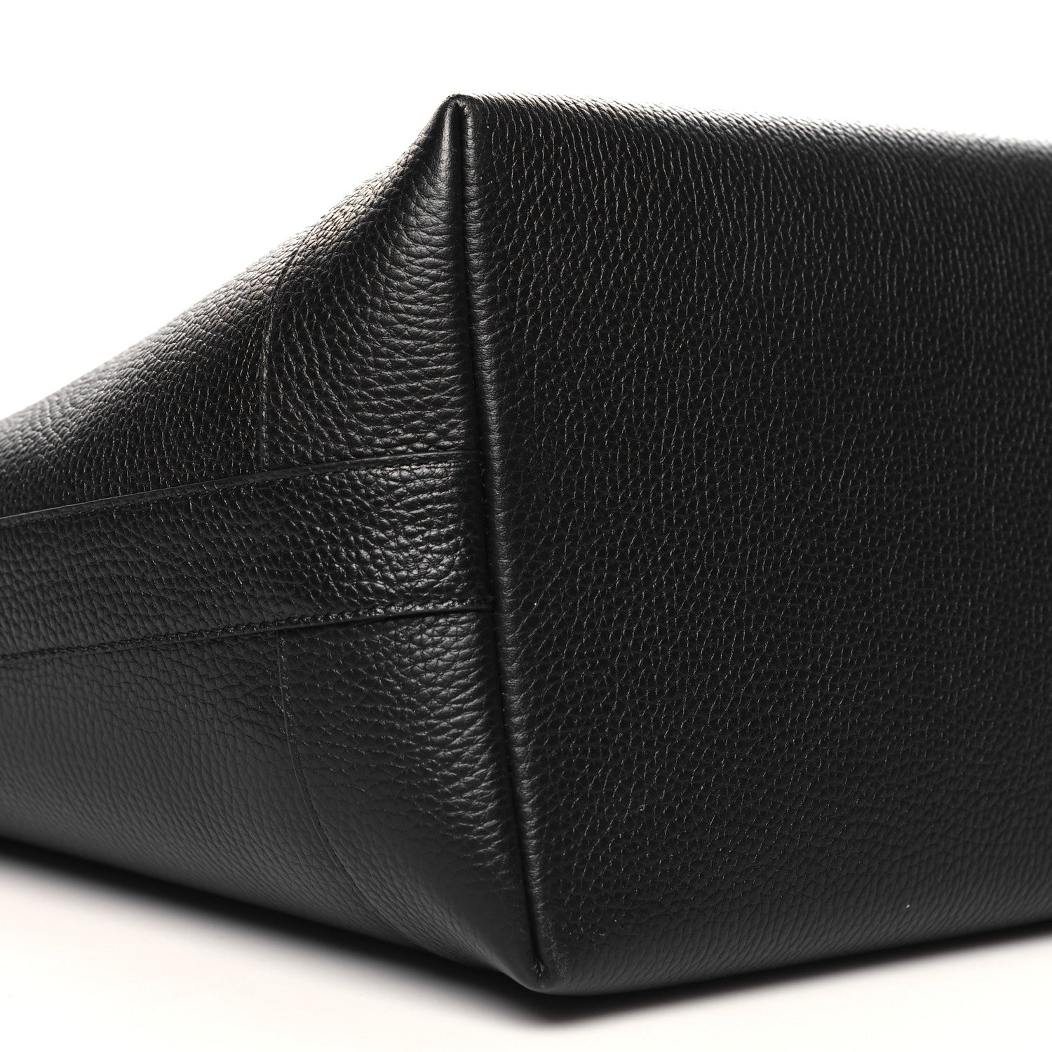 Burberry Grainy Calfskin Medium London Tote Bag Black 10 of 11